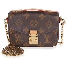 Louis Vuitton Monogram Canvas Micro Metis Braun