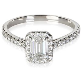 Anillo de compromiso Tiffany & Co. Soleste con diamante corte esmeralda de 0.73 ct Otro