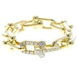 Autre Marque Anillo Tiffany Hardware Small Link Ring Dorado