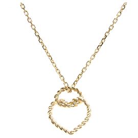Collier Cartier Torta Cœur en or rose Doré