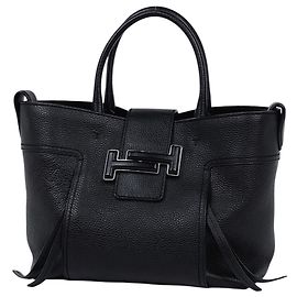 Borsa in pelle Tod's Double T Nero