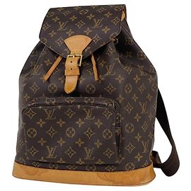 Mochila Louis Vuitton Montsouris GM Castaño