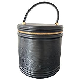 Louis Vuitton Beauty Case pelle Epi nera Nero