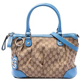 Sac à main Gucci Beige GG Canvas Sukey Satchel Autre