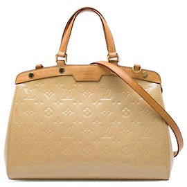 Louis Vuitton Beige Monogram Vernis Brea Bege