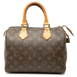 Louis Vuitton Brown Monogram Speedy 25 Marrom