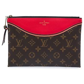 Louis Vuitton Brown Monogram Pochette Tuileries Castaño