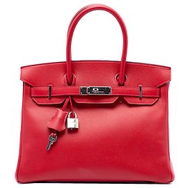 Hermès Red Epsom Birkin Retourne 30 Rouge