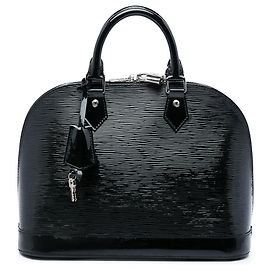 Louis Vuitton Black Electric Epi Alma PM Noir