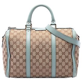 Gucci Beige Medium GG Canvas Joy Boston Bag Beige