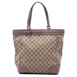 Gucci Beige GG Canvas Mayfair Tote Beige