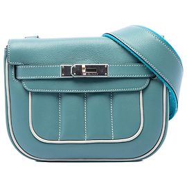 Hermès Blue Mini Evercolor Berline 21 Blu Blu chiaro