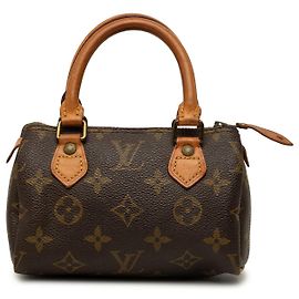 Louis Vuitton Brown Monogram Mini Speedy HL Marron