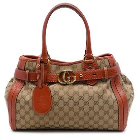 Gucci Beige GG Canvas Running Tote Beige