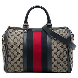 Borsa Boston Gucci Beige Medium GG Canvas Web Joy Altro