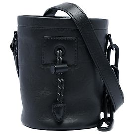 Louis Vuitton Black Monogram Shadow Nano Chalk Noir