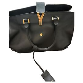 Autre Marque Saint Laurent CHYC Bolso Cabas Cuero Negro Negro