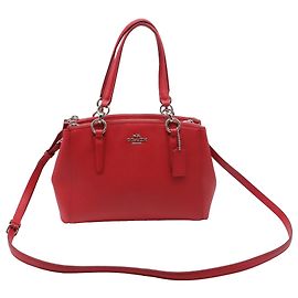 Borsa Coach Mini Christie Carryall in pelle rossa Rosso