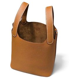Hermès Picotin Lock 18 Taurillon Clemence Gold Marron
