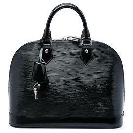Borsa a mano Louis Vuitton Electric Epi Alma PM Nera Nero