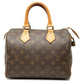 Borsa Boston Louis Vuitton Monogram Speedy 25 Marrone Marrone
