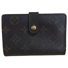 Louis Vuitton Monogram canvas brown wallet Brown Monogram