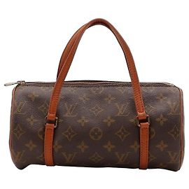 Louis Vuitton Papillon Monogram Canvas Barrel Bag Brown Monogram