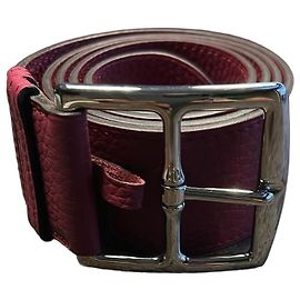 Hermès Cinto Étrivière 45 Couro Bordeaux Tamanho 75 Bordeaux