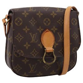 LOUIS VUITTON Monogram Saint Cloud MM Shoulder Bag M51243 LV Outro