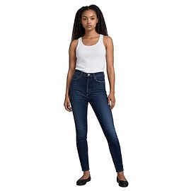 AGOLDE High-Waisted Dark Wash Denim Jeans Dark blue