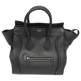 Céline Bolsa de mão Celine Luggage Mini Preto