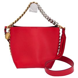 Stella Mc Cartney Stella McCartney Borsa a Secchiello FRAYME - Eco-pelle Rossa Rosso
