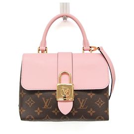 Bolso Louis Vuitton Monogram Rocky BB Castaño Rosa