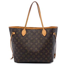 Louis Vuitton Brown Monogram Neverfull MM Marrom