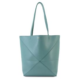 Loewe Puzzle Fold Tote Medium Handtasche Blau