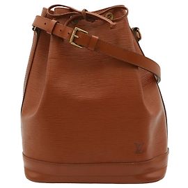 Borsa a tracolla Louis Vuitton Epi Noe Marrone