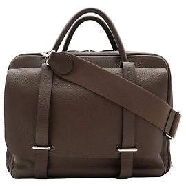 Hermès HERMES Steve Buzas 35 Shoulder Bag Brown