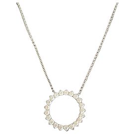 Colar Tiffany & Co. Girassol em Platina e Diamantes Prata