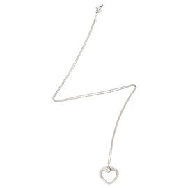 Colar de Coração Tenderness em Prata Esterlina Tiffany & Co. Prata Metálico