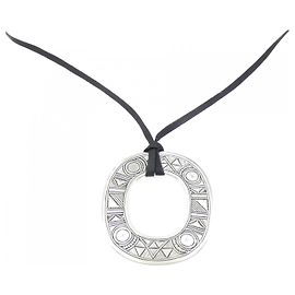 Hermès Collar Hermes Touareg en Plata 925 Plata Metálico