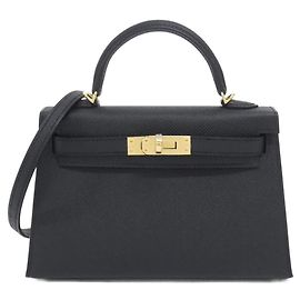Hermès Hermes Mini Kelly2 Epsom bag Black