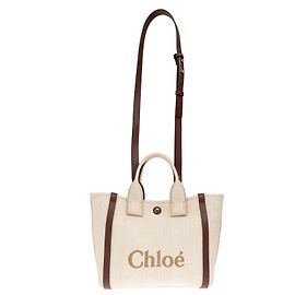 Sac cabas Chloé 'Carry Small' Blanc Écru