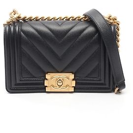 Bolsa de Ombro Chanel Boy Chanel Small Preto