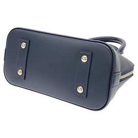 Louis Vuitton Alma BB EPI Handbag Blue