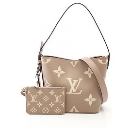 Louis Vuitton All In BB Monogram Empreinte Handtasche Braun Beige