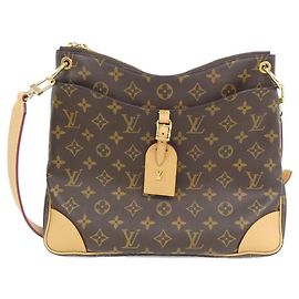 Louis Vuitton Odeon Monogram Shoulder Bag Brown