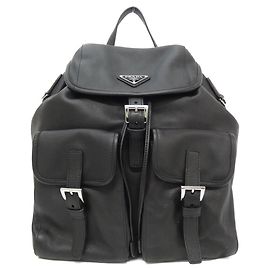 Sac à dos Prada en cuir de veau NAPPA Noir