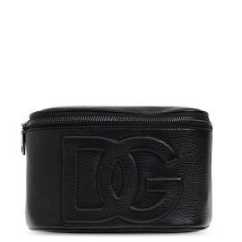 Dolce & Gabbana Leather Belt Bag Black Black