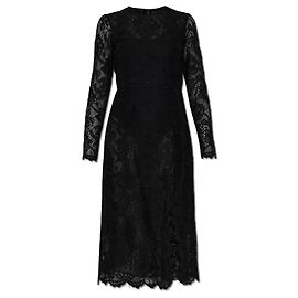 Dolce & Gabbana Schwarzes Spitzenkleid Schwarz