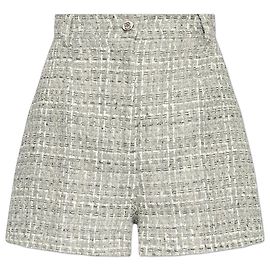 Dolce & Gabbana Short en tweed avec fil de lurex Gris